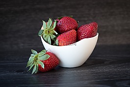 草莓,紅色,成熟