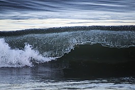 海洋,波,海灘