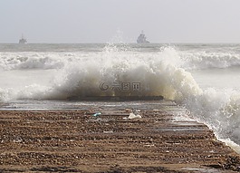 海,沖浪,海洋
