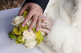 婚禮,花束,戀愛