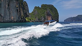 泰國,船,波