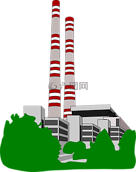 業,煙囪,制造業