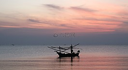 泰國,船,寧靜