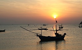 泰國,漁,船