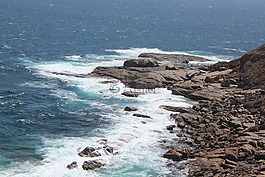 巖,懸崖,海岸