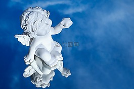 天使,數(shù)字,坐在