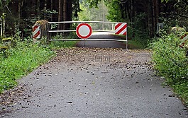 屏障,離,路