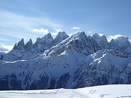falcade,山,雪