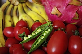 蔬菜,豌豆,水果