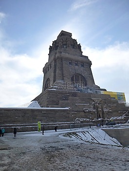 纪念碑,莱比锡,völkerschlachtdenkmal