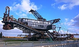 挖掘機,ferropolis,露天開采