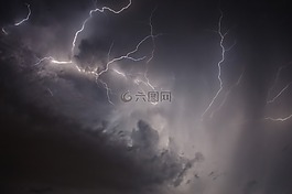 閃光,天空,云