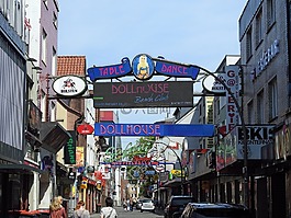 圣保,汉堡,的reeperbahn