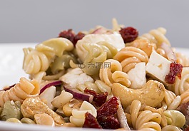 腰果,沙拉,健康食品