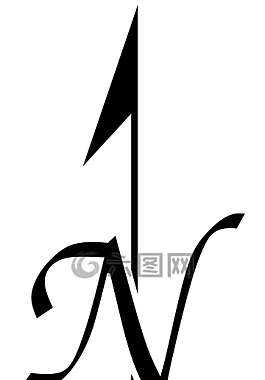 指南針,地圖,北