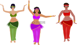 跳舞,婦女,東方