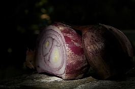 洋蔥,紅色,蔬菜