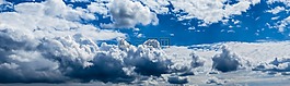云,全景,天空