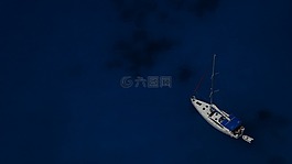 游艇,海,假期