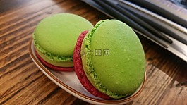 馬卡龍,咖啡的收集,咖啡廳