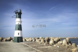 燈塔,海,天空