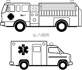 救護車,緊急,火