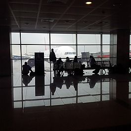 機(jī)場(chǎng),等待,飛機(jī)