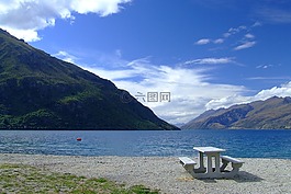 新西蘭,湖,座位