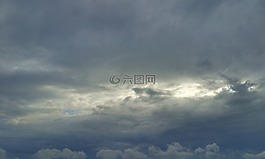 天空,云