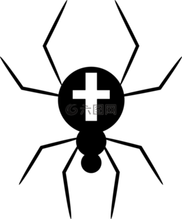 交叉,蜘蛛,昆蟲