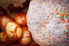 復活節(jié),復活節(jié)蛋糕,基督復活了