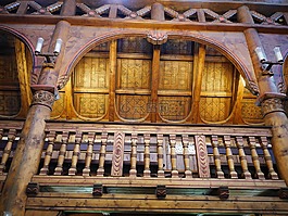 壁教会,画廊,特写