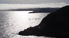 側(cè)影,薄霧,海洋