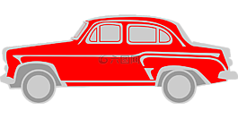 車(chē),紅色,汽車(chē)