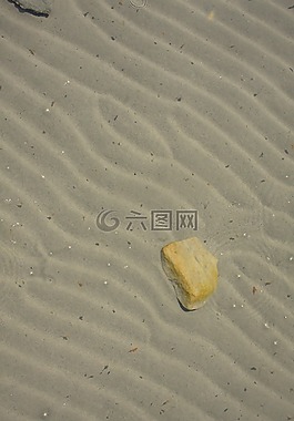 湖,波紋,沙