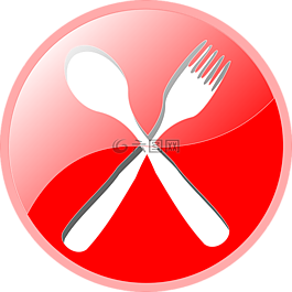食品,叉,光面紙