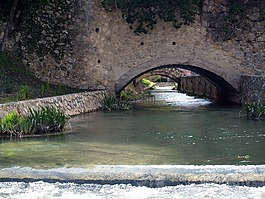 水,河,橋