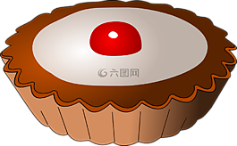 蛋糕,樱桃,甜