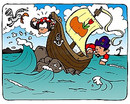 海盗,图,漫画