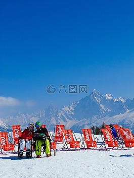 阿爾卑斯山,滑雪,休息
