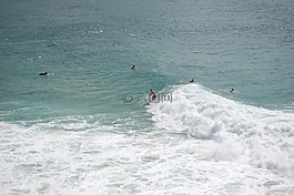 沖浪,波,海