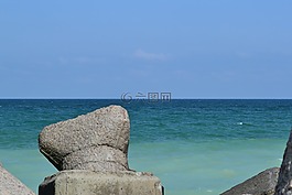 海,巖,水
