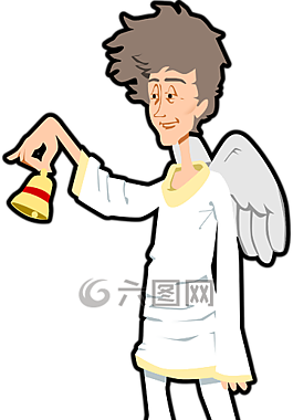 男子,角,鐘
