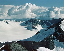 景觀,山,雪
