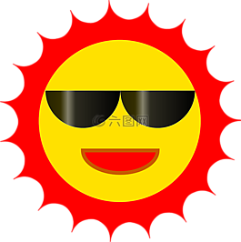 夏天,太陽,晚間