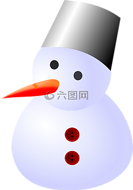 男子,雪人,雪
