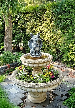 花園,德卡,雕塑