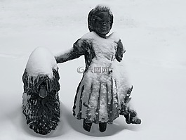 雕像,青銅,雕塑