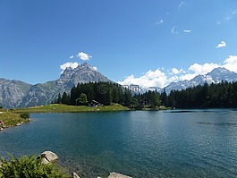 arnisee,湖,假期