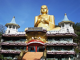 佛,黃金,廟